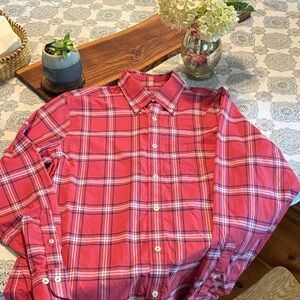 Brooks Brothers Red Plaid Button-Down Shirt